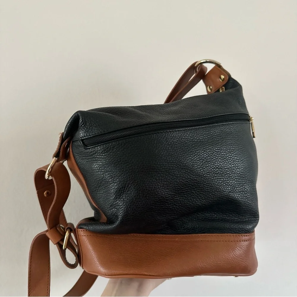 Valentina Genuine Leather Bucket Bag Made In Italy